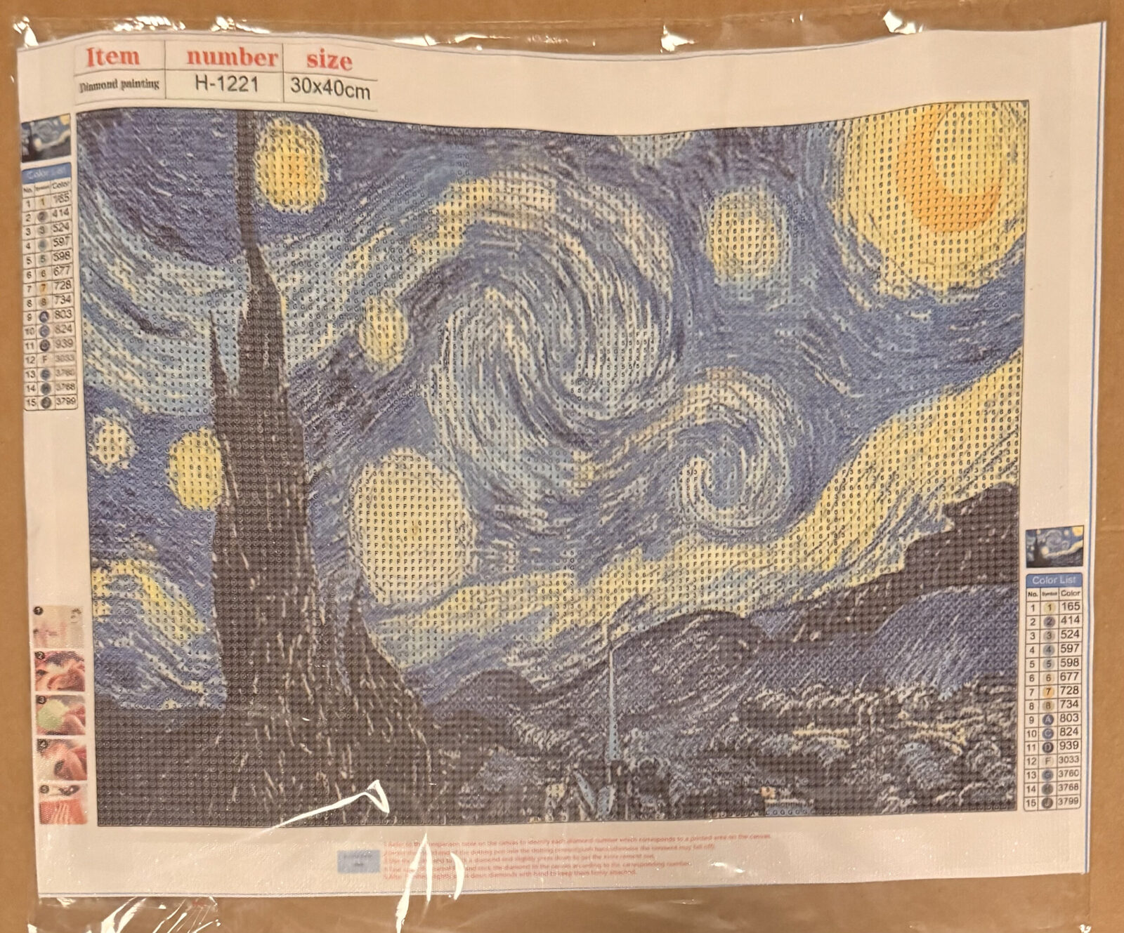 Noche estrellada.