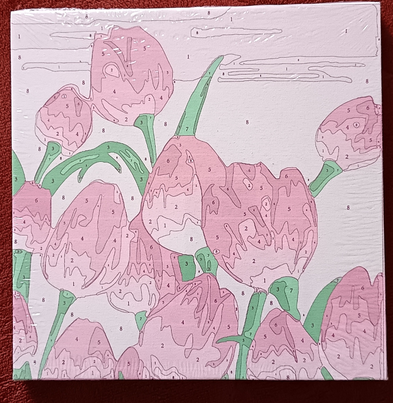 Tulipanes rosados.