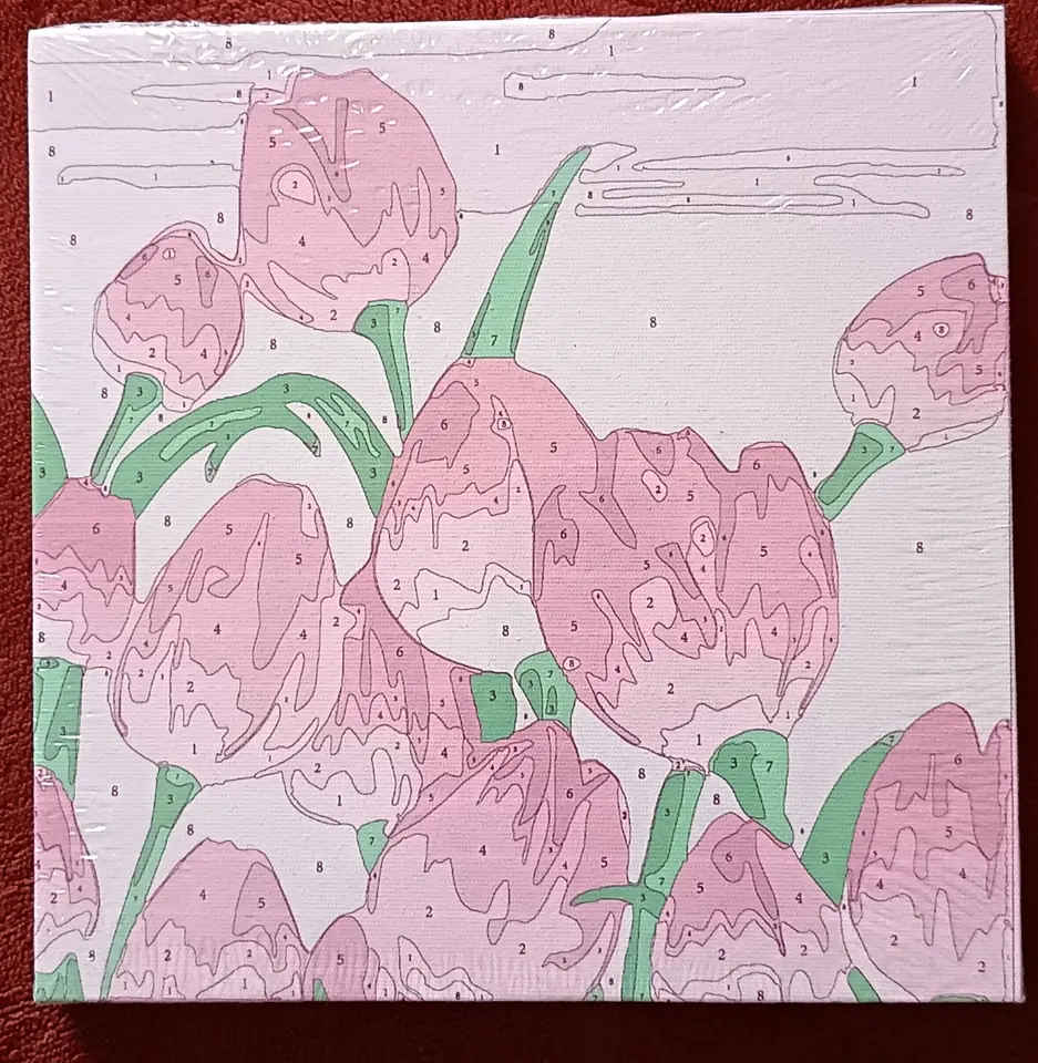 Tulipanes rosados.