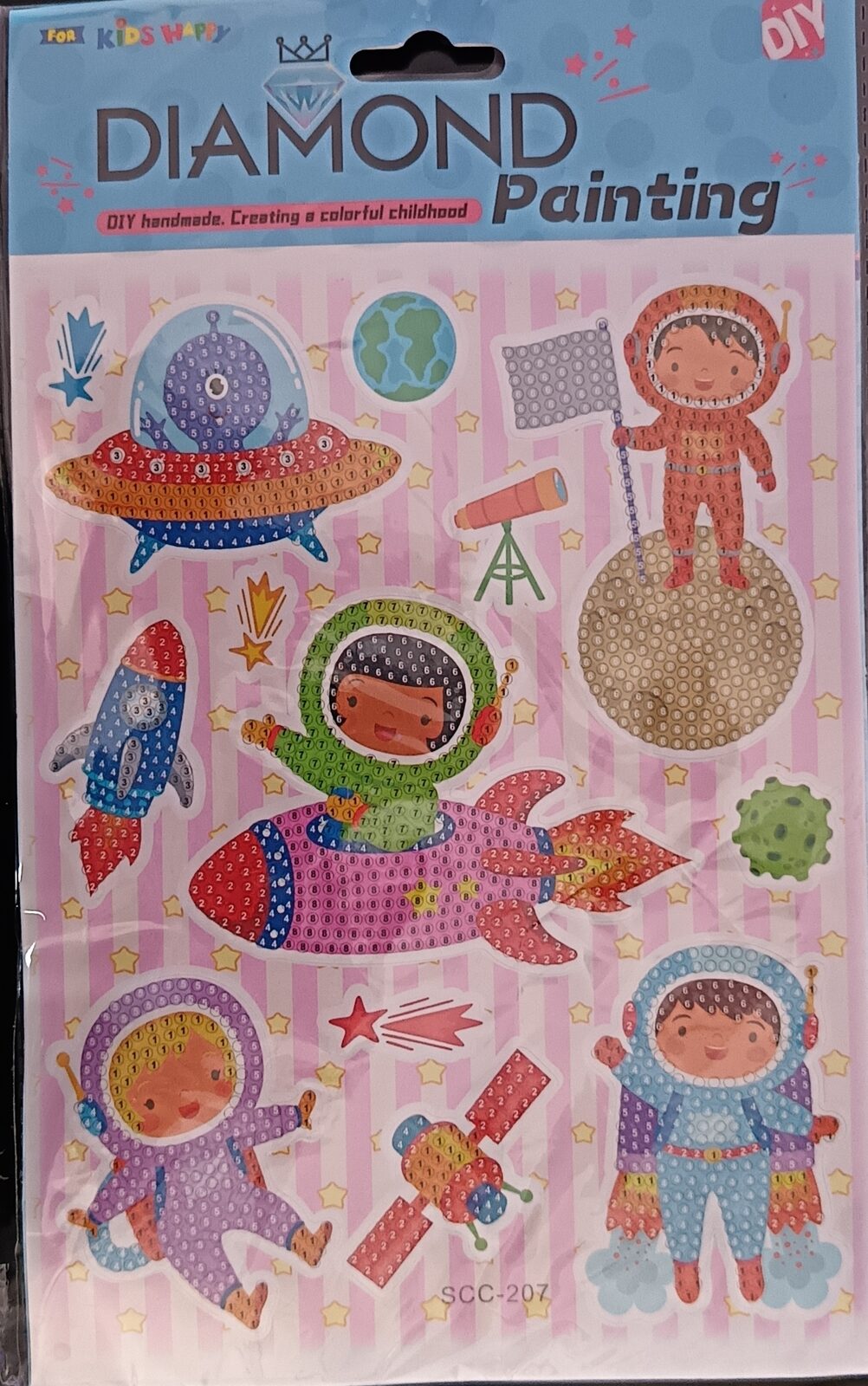 Pegotines  astronautas.
