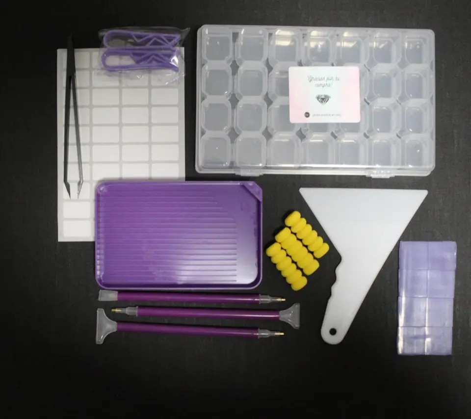 Kit violeta mediano.