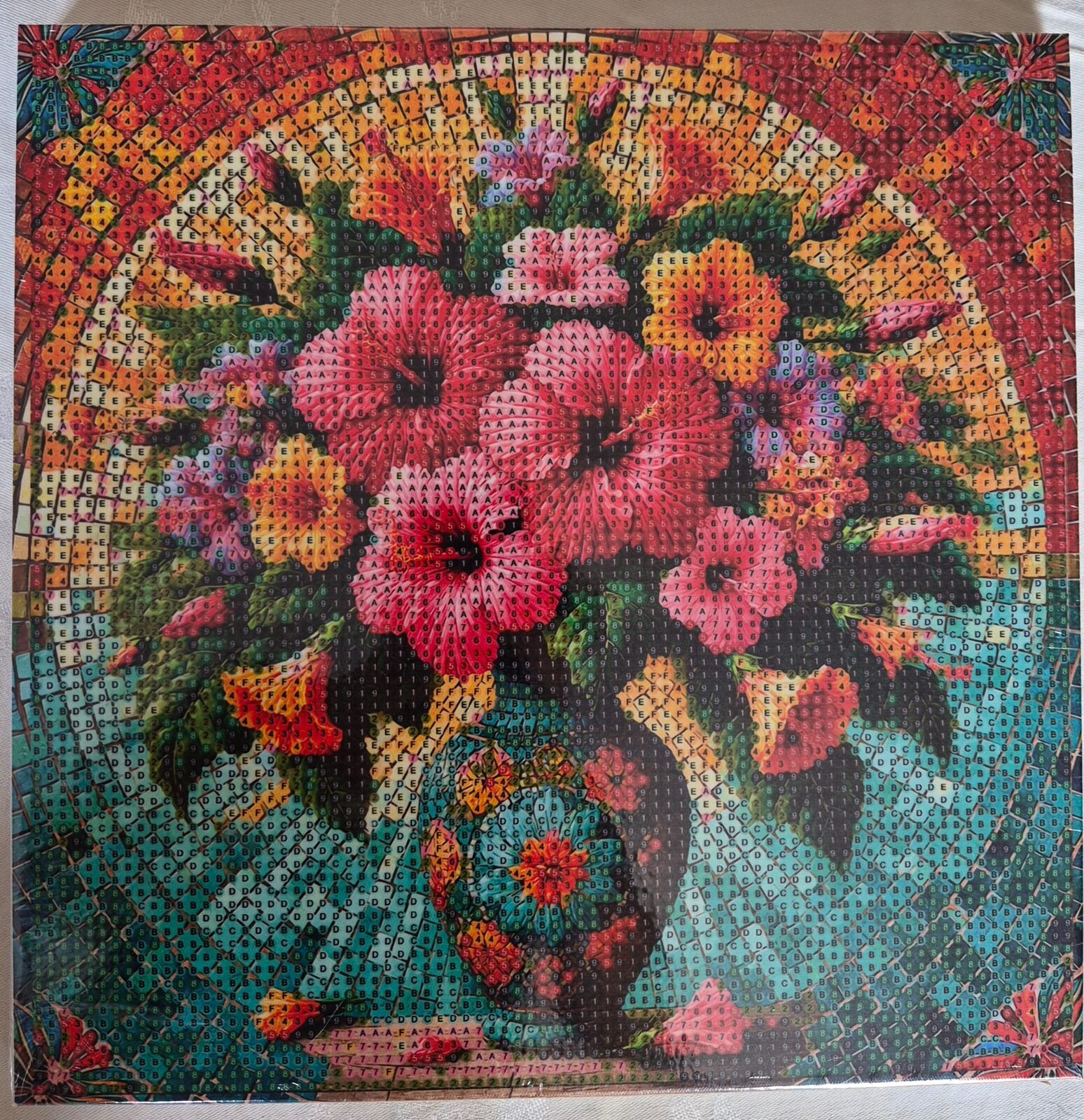 Jarrón con flores