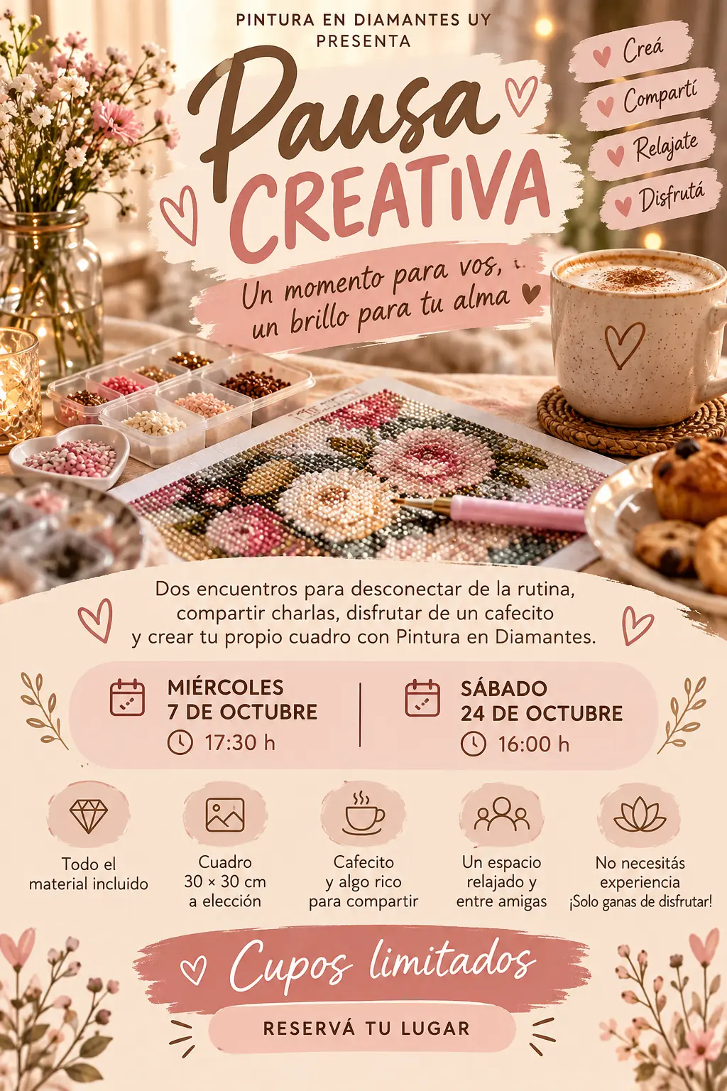 Pausa creativa.