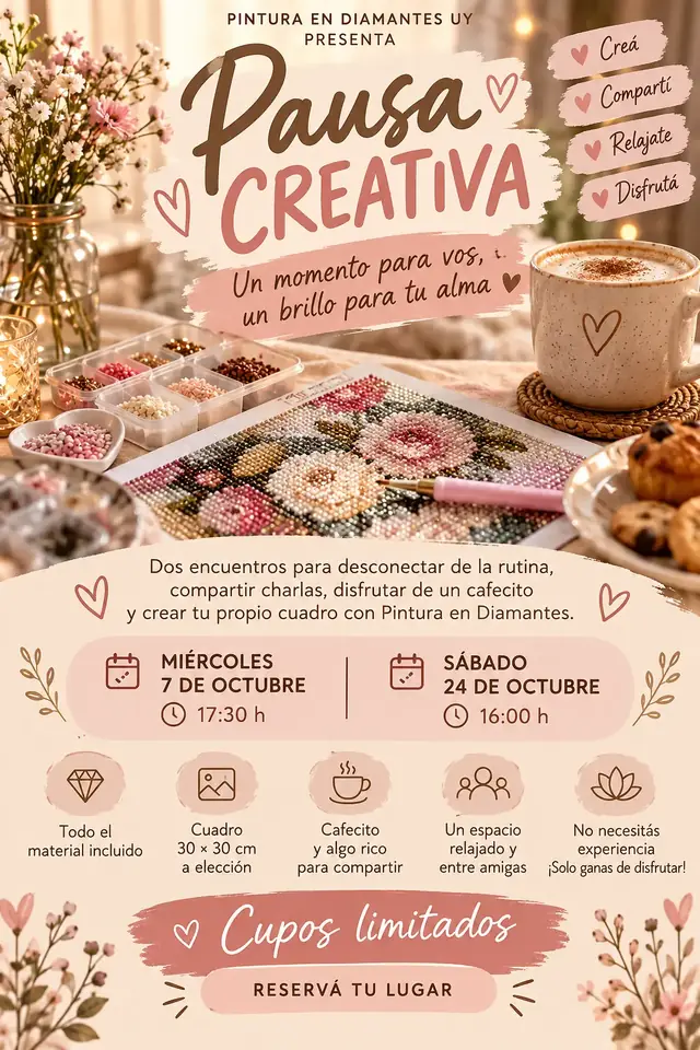 Pausa creativa.