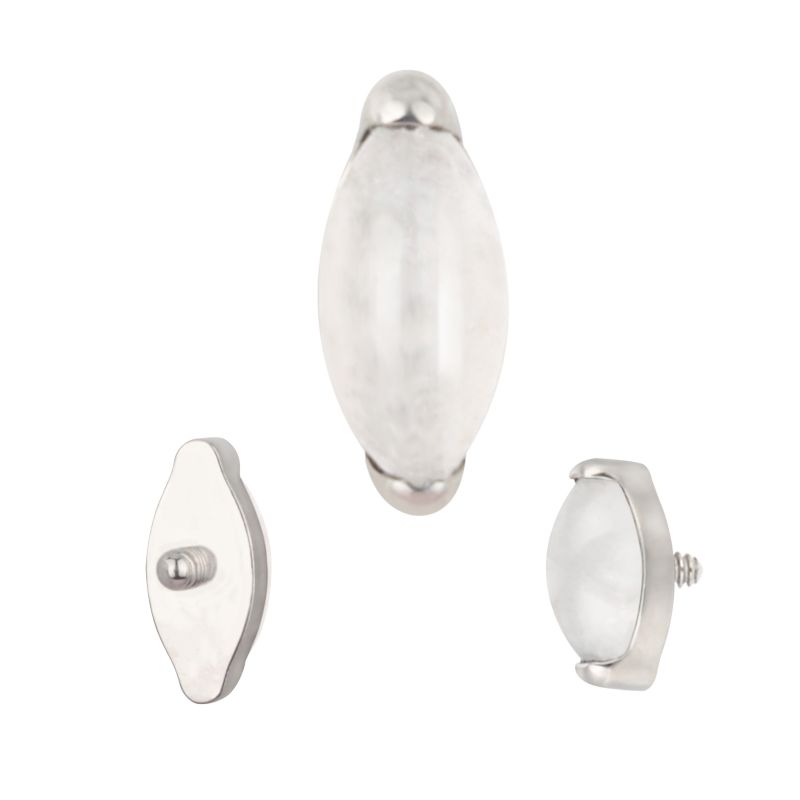 Labret jade blanco marquise