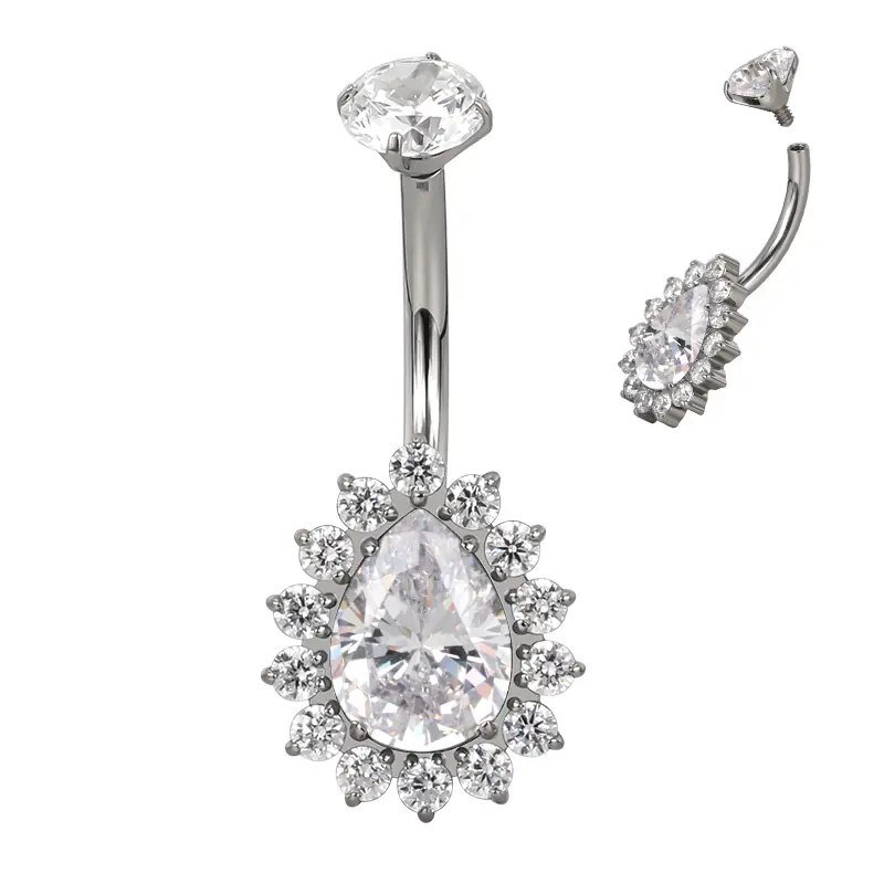 Navel premium teardrop Royale cz
