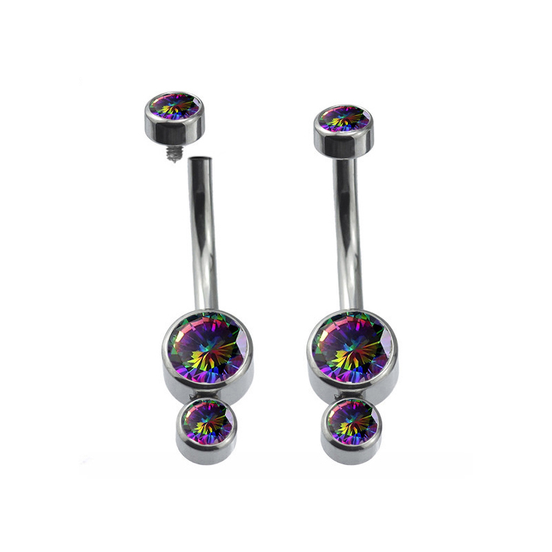 Navel triple crystal VM