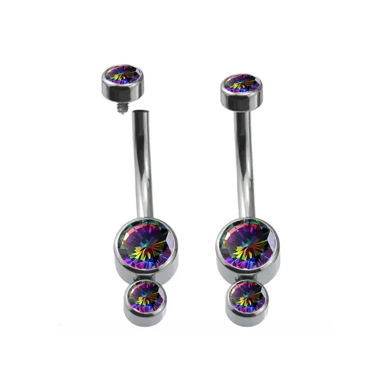 Navel triple crystal VM