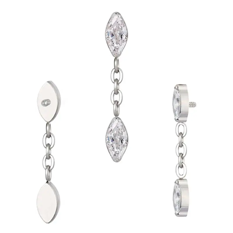 Top cz marquise chain