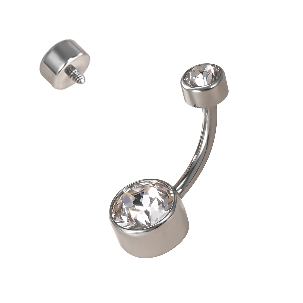 Navel flat Crystal