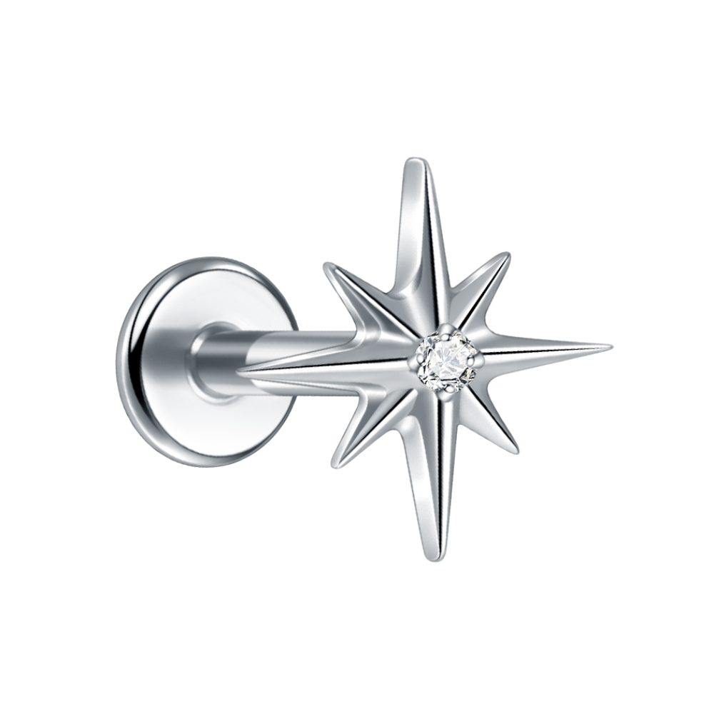 Labret sparkle cz