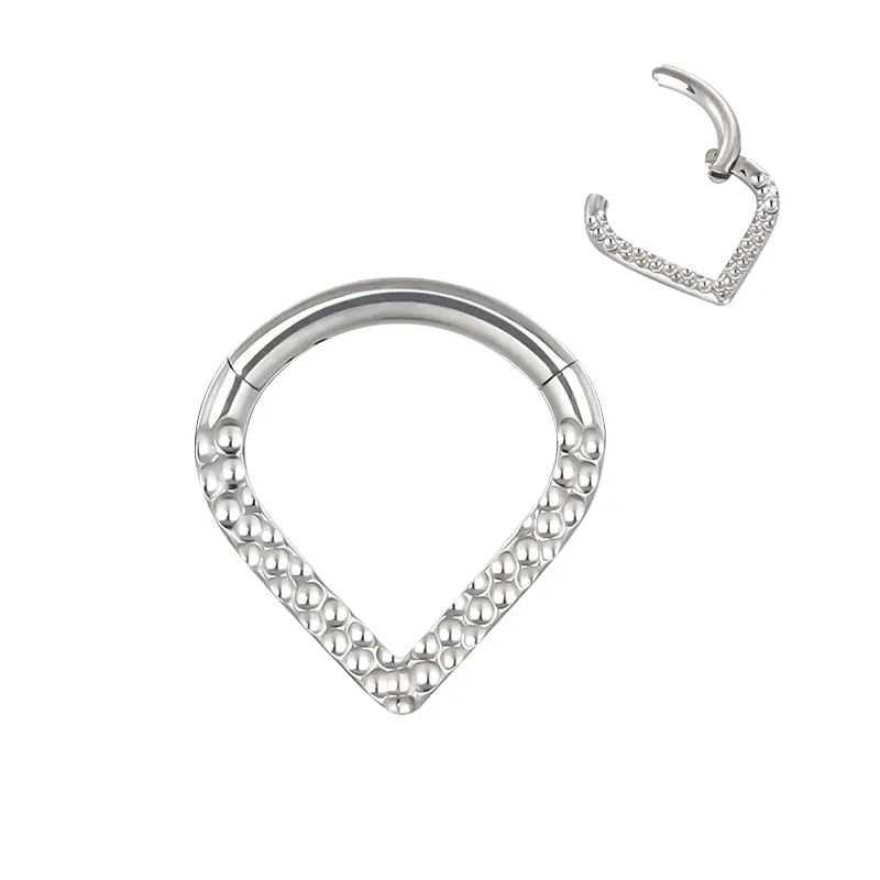 Clicker teardrop martillado