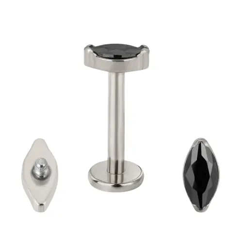 Labret marquise black