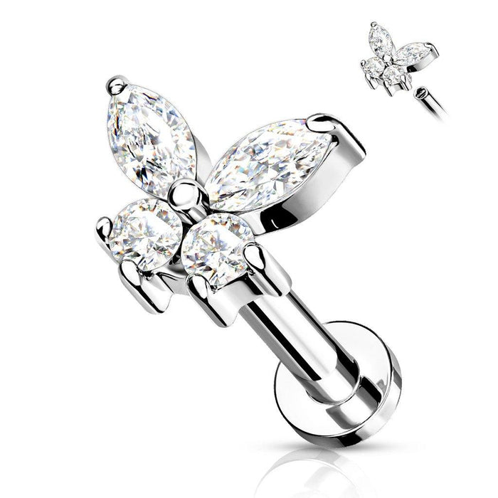 Labret butterfly 4cz