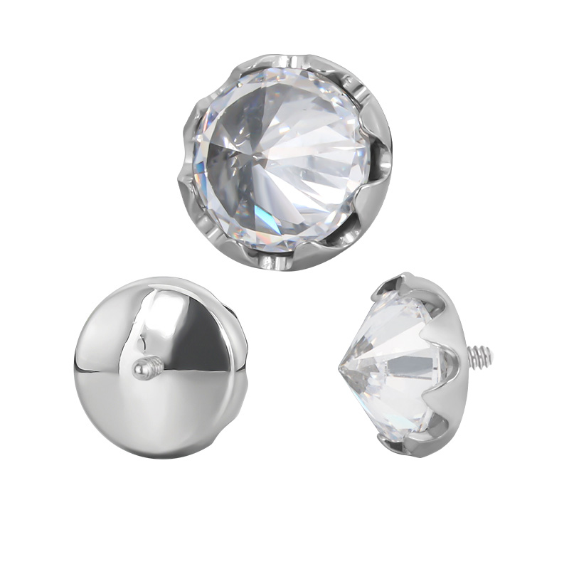 Top 14g cz prong set