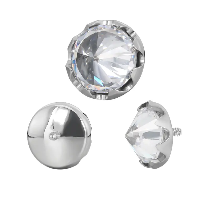 Top 14g cz prong set