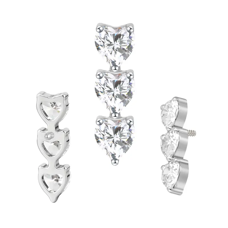 Cluster triple heart cz