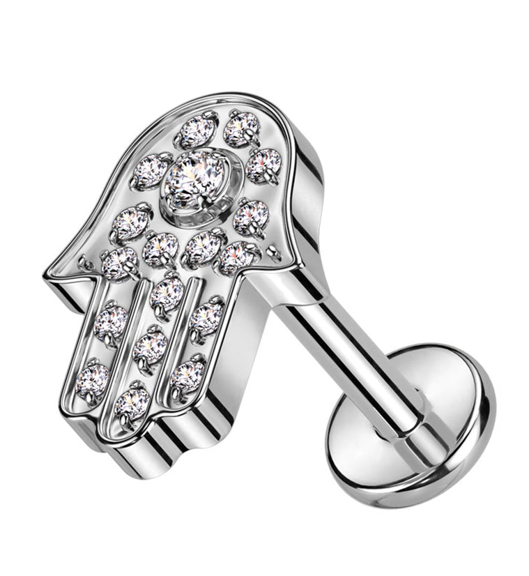 Labret Hamsa cz