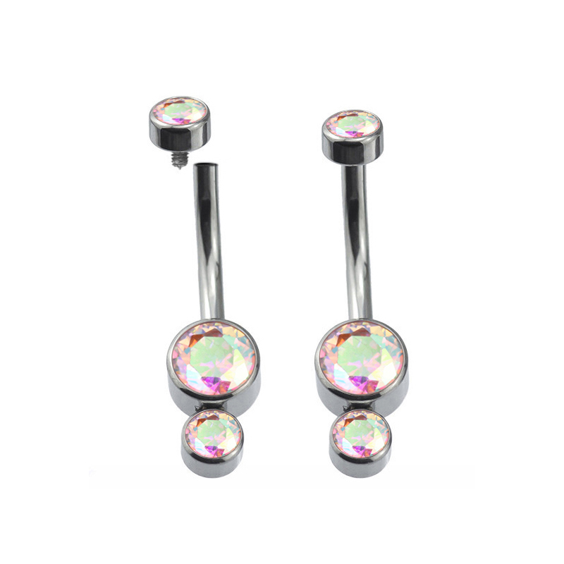 Navel triple crystal AB
