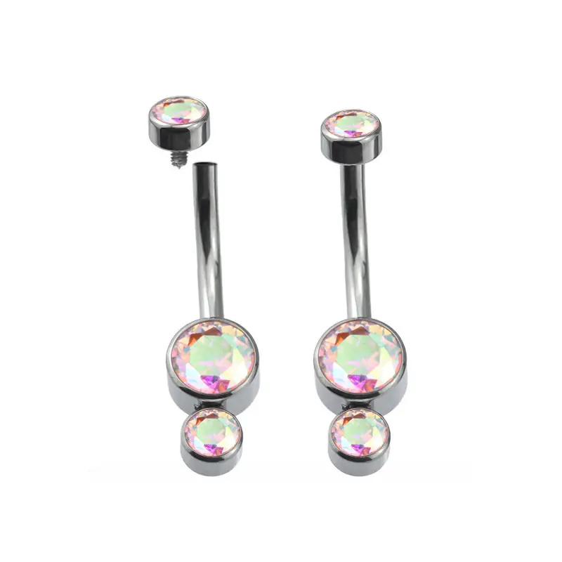 Navel triple crystal AB
