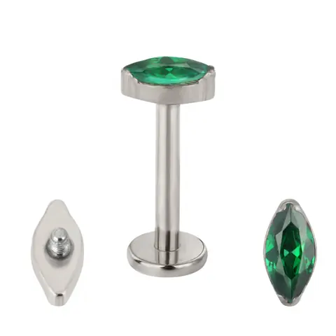 Labret Marquise green