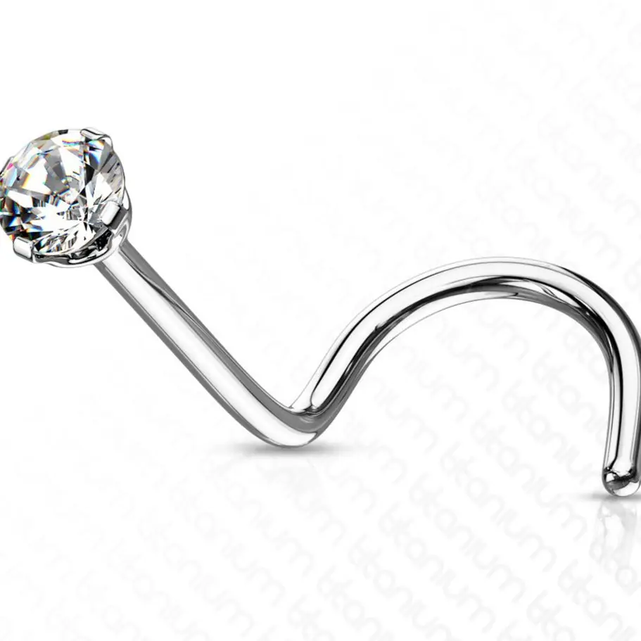Nostril screw zirconia
