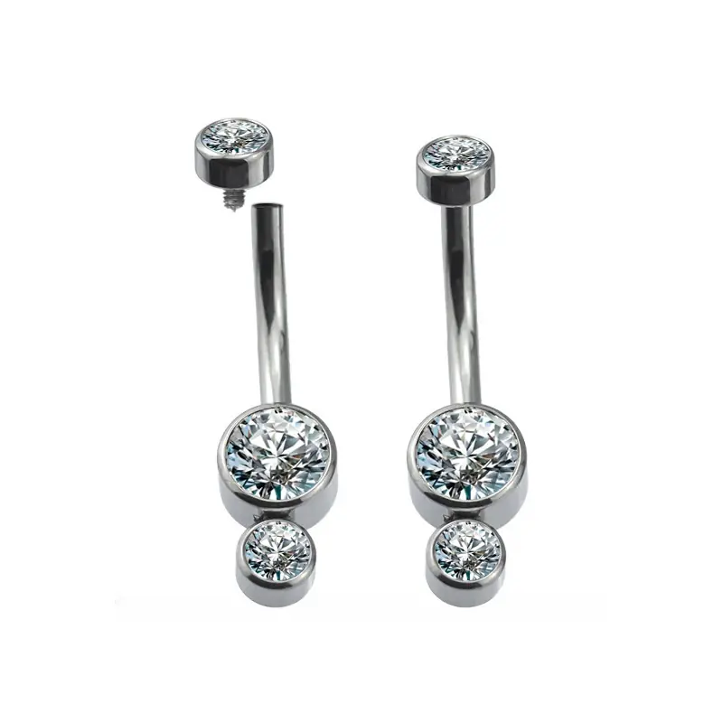 Navel triple crystal