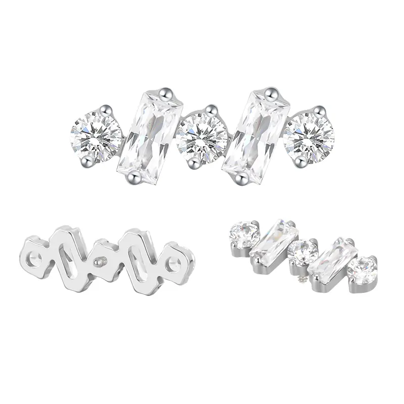 Cluster 2 baguette 3cz
