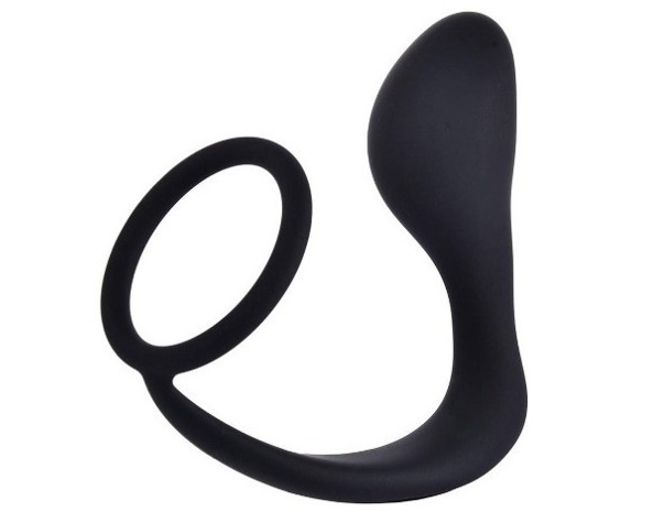 ESTIMULADOR MASAJEADOR DE PROSTATA CON ANILLO