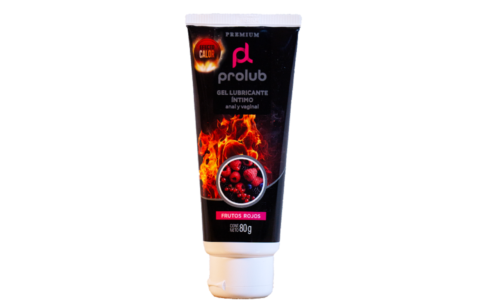 GEL LUBRICANTE ANAL VAGINAL CALOR PROLUB FRUTOS ROJOS