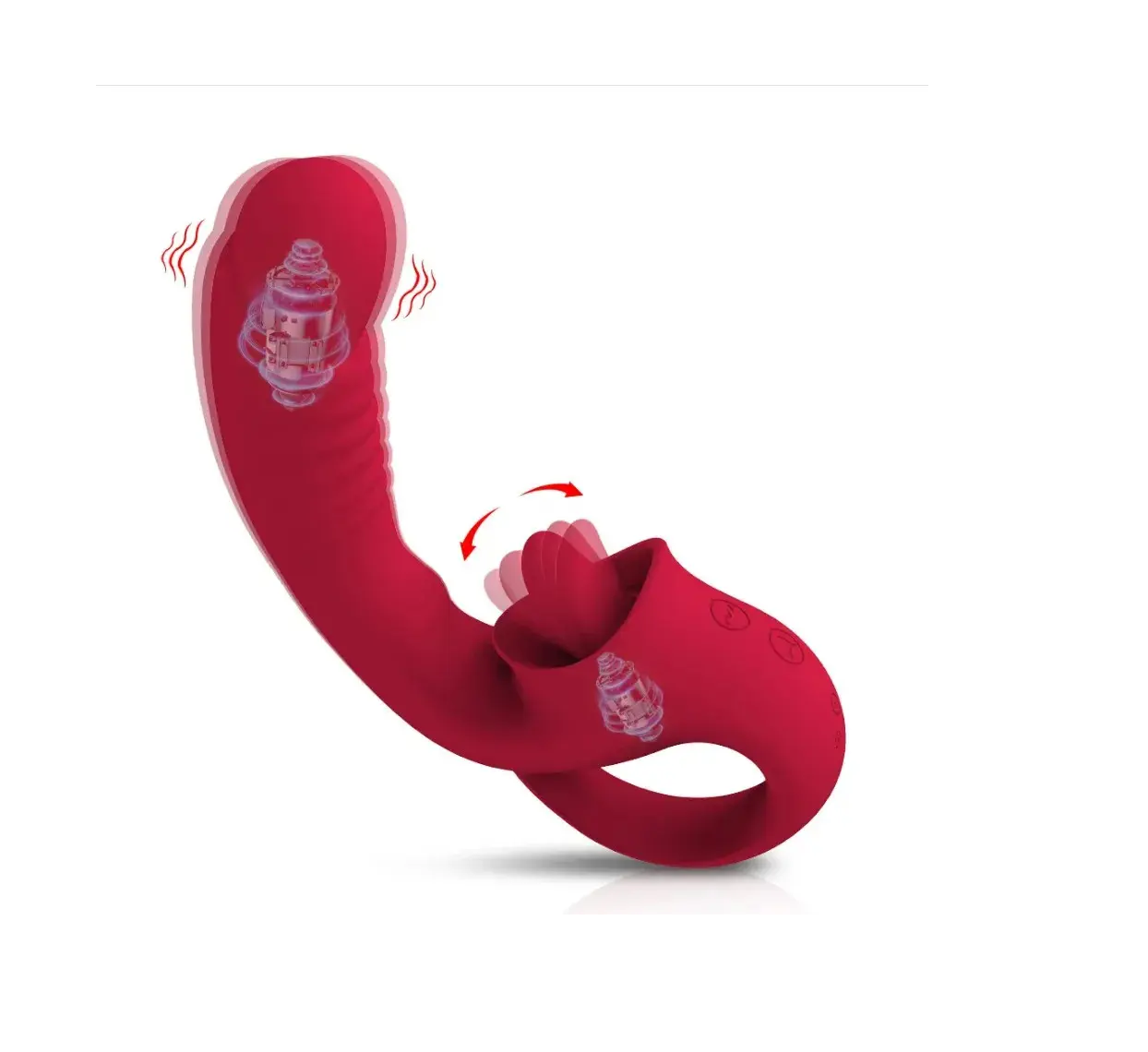 VIBRADOR CON LENGUA G Spot CARGA USB