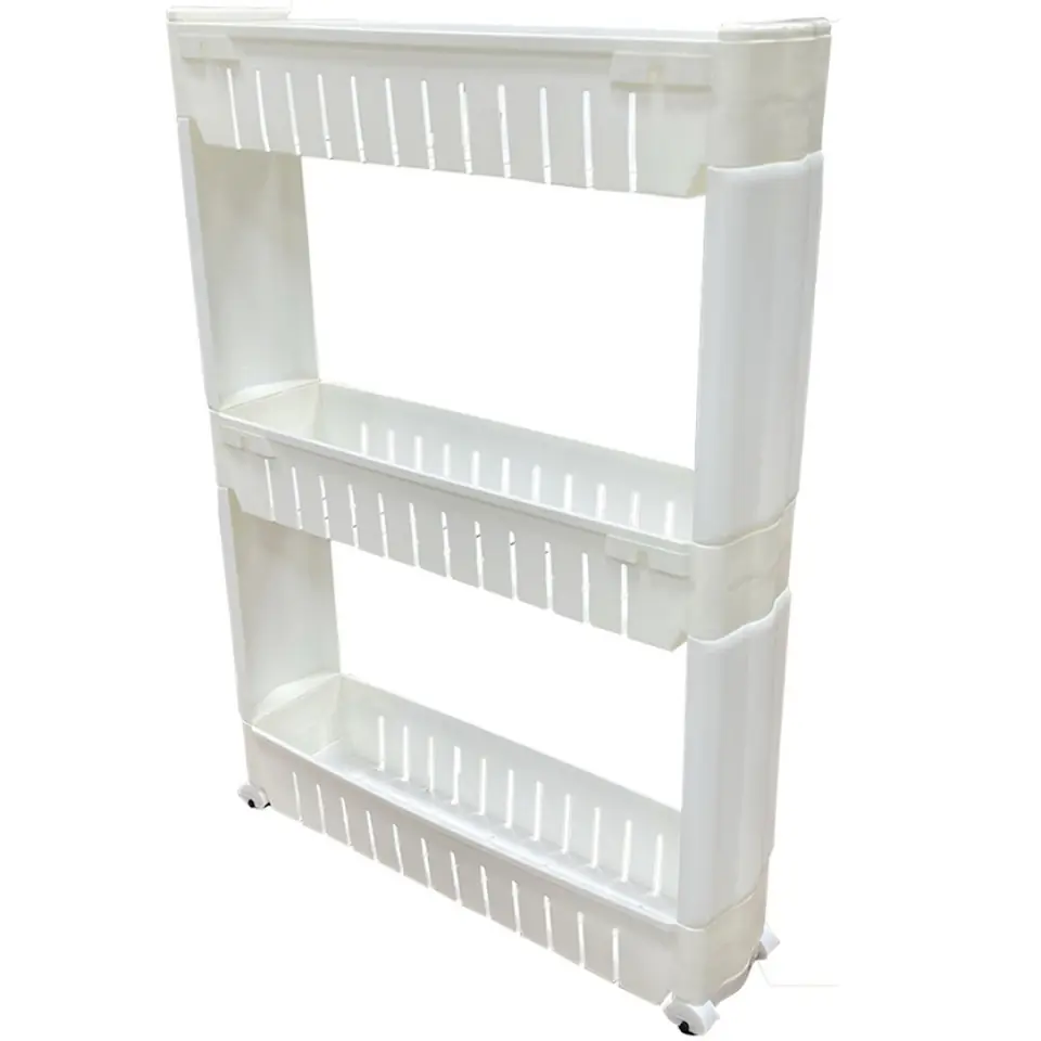 CARRO ORGANIZADOR CON 3 ESTANTES PARA ESPACIOS REDUCIDOS COCINA BAÑO CON RUEDAS