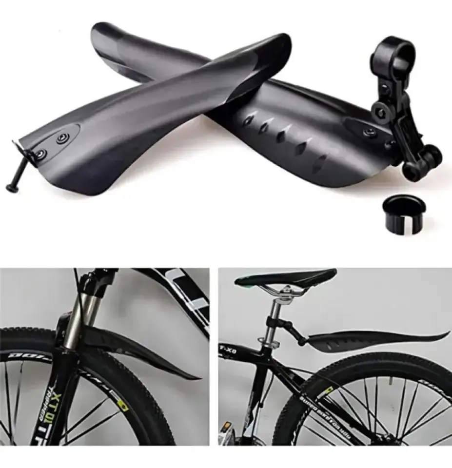 GUARDABARROS DE PLASTICO PARA BICICLETA DELANTERO Y TRASERO
