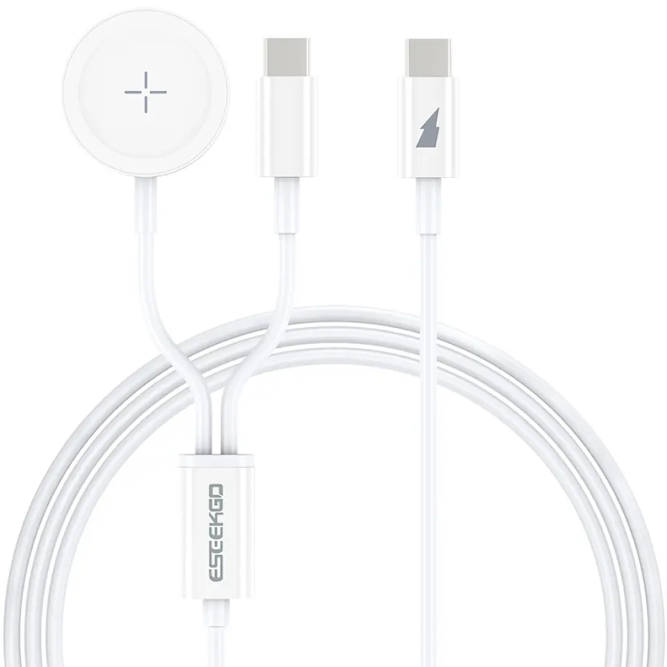 CABLE DE CARGA MAGNETICO APPLE WATCH + CABLE IPHONE USB-C TIPO C DE 1 METRO IPHONE 15 16 17
