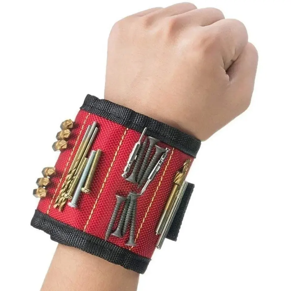 MUÑEQUERA PULSERA MAGNETICA TORNILLOS CLAVOS TUERCAS HERRAMIENTAS IMANTADA