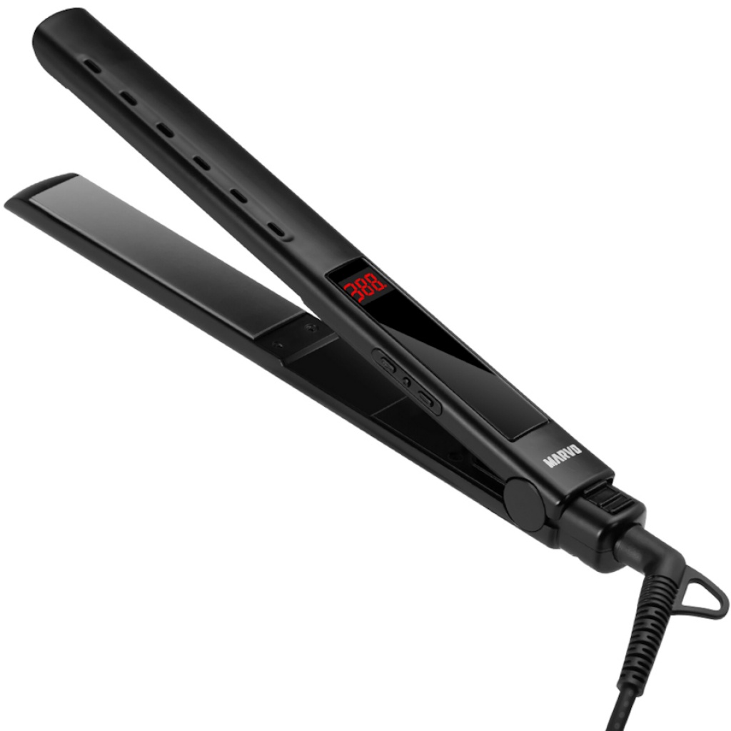 PLANCHITA DE PELO ALISADORA DE CABELLO PLANCHA TITANIO MARVO HC-046 45W