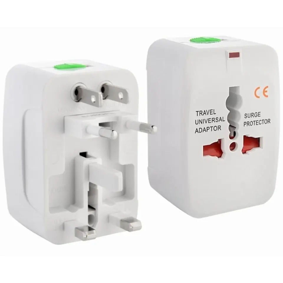 ADAPTADOR UNIVERSAL DE CORRIENTE IDEAL PARA VIAJES