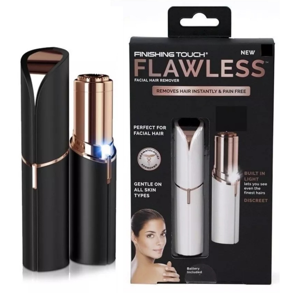 DEPILADORA DE VELLO FACIAL CARA PORTATIL PERFILADORA FORMA LABIAL A PILAS AA (NO INCLUIDA) KHTM-55