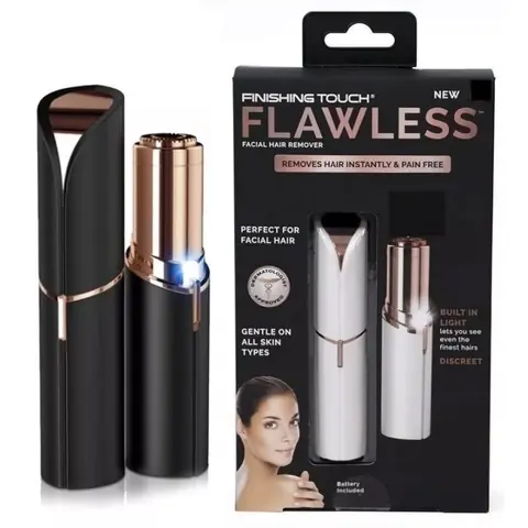 DEPILADORA DE VELLO FACIAL CARA PORTATIL PERFILADORA FORMA LABIAL A PILAS AA (NO INCLUIDA) KHTM-55