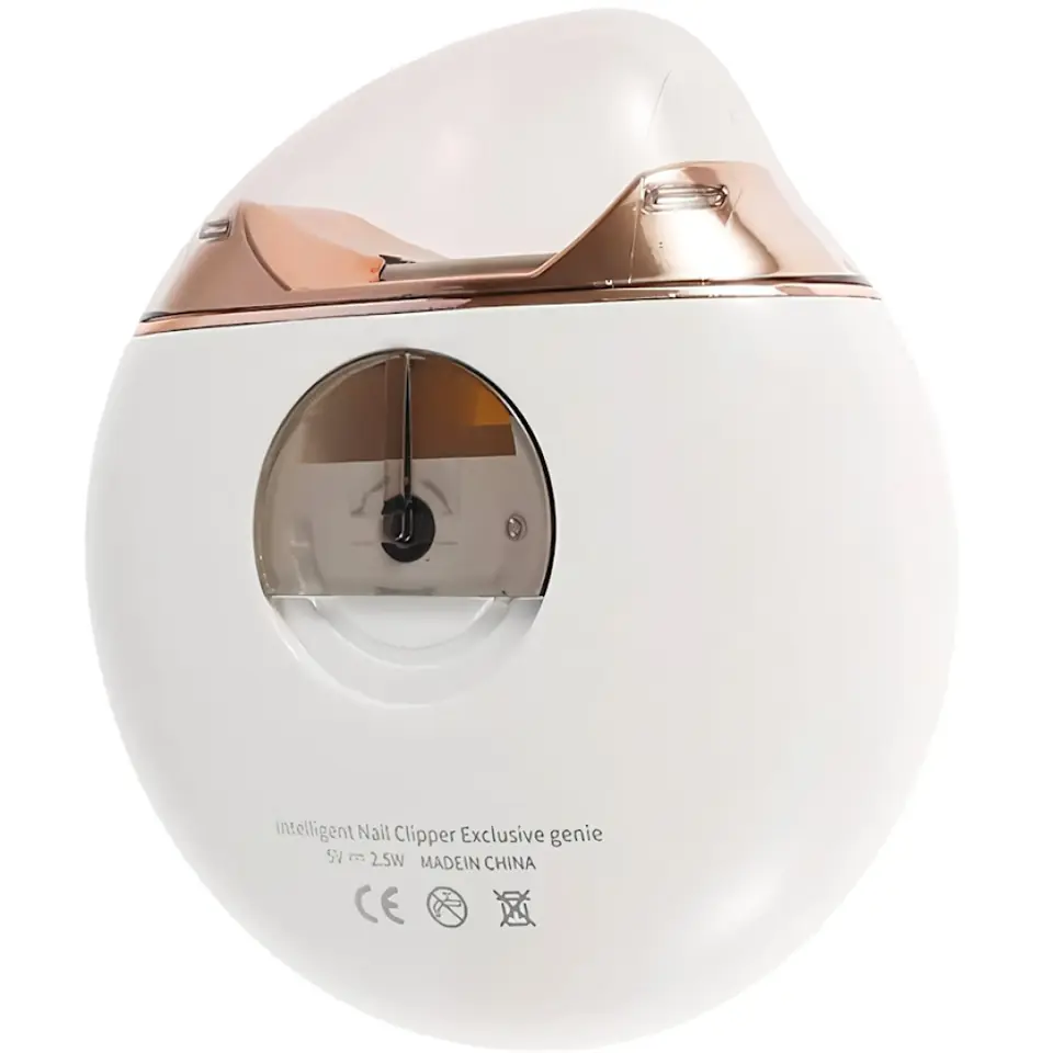 CORTA UÑAS ELECTRICO RECARGABLE USB SEGURO CON PULIDO Y RECIPIENTE PARA UÑAS