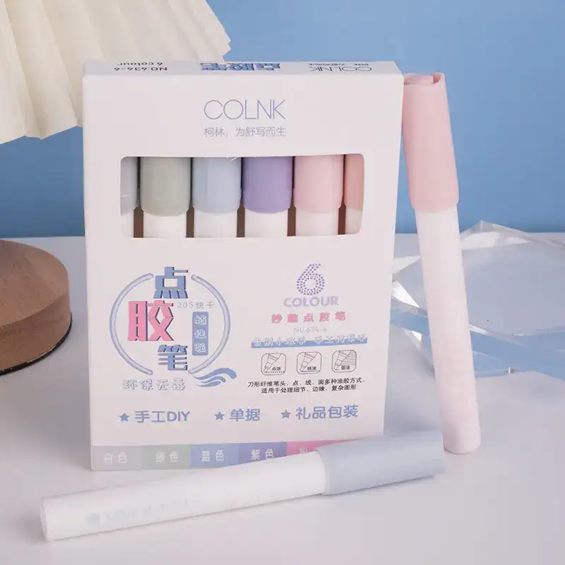 Pack x6 Bolígrafos multifuncionales de cinta