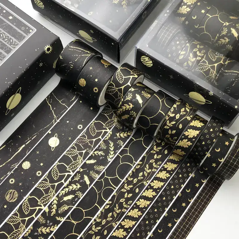 Pack x10 Cintas estampadas decorativas