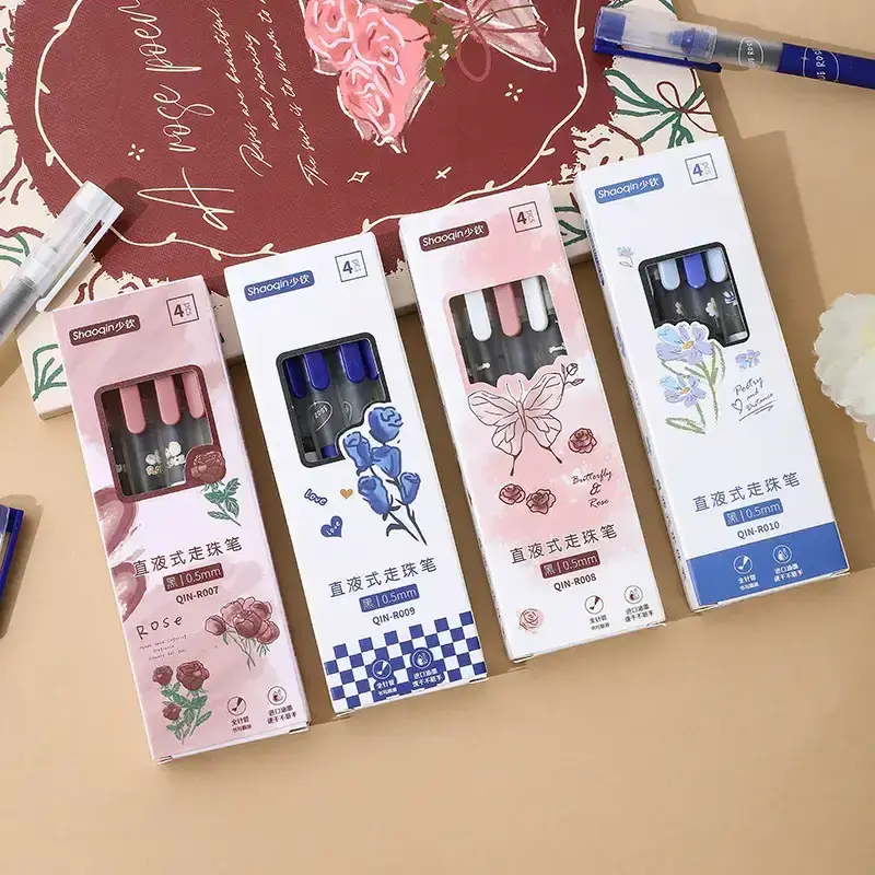 Pack x4 Lapiceras de gel líquido