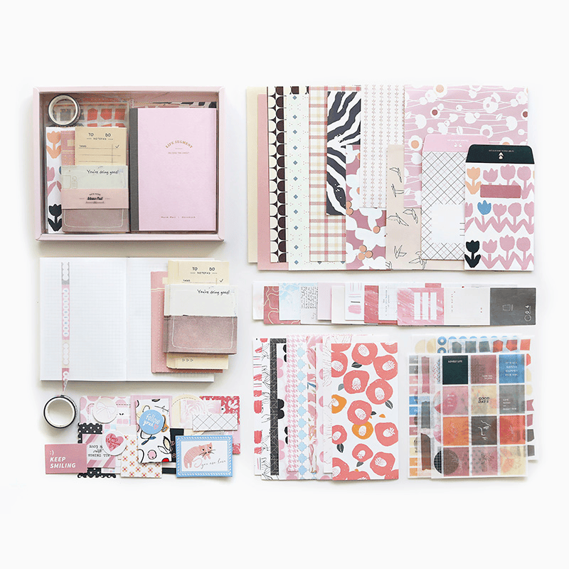 Set Scrapbooking "Rosa"