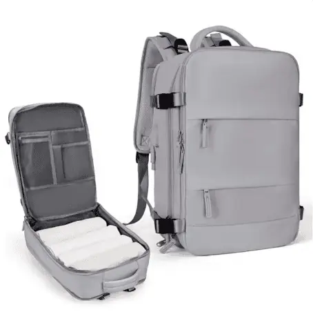 Mochila De Viaje Color Gris