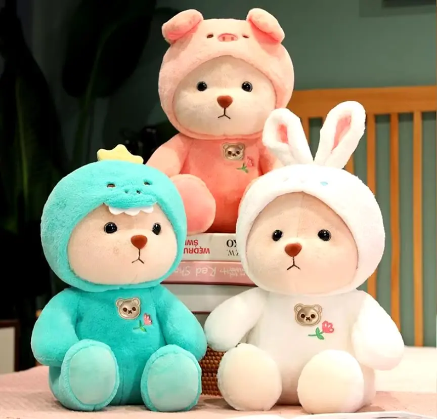Peluche Oso Con Disfraz - 45cm