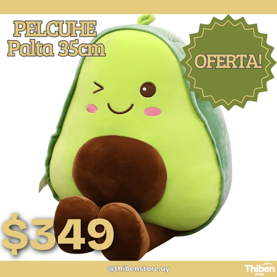 OFERTA!!! Palta Peluche 35 cm