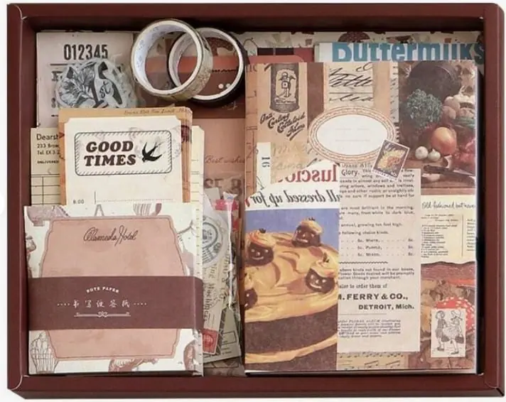 Set Anotaciones y Scrapbooking "Cocoa"
