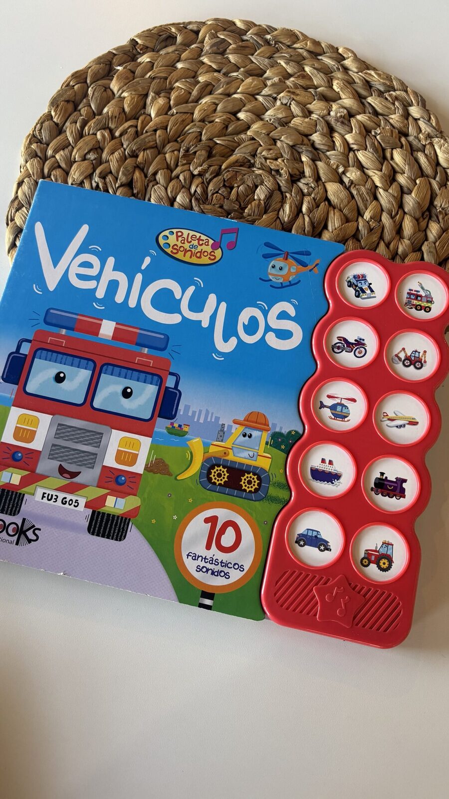 Libro Vehículos con sonido