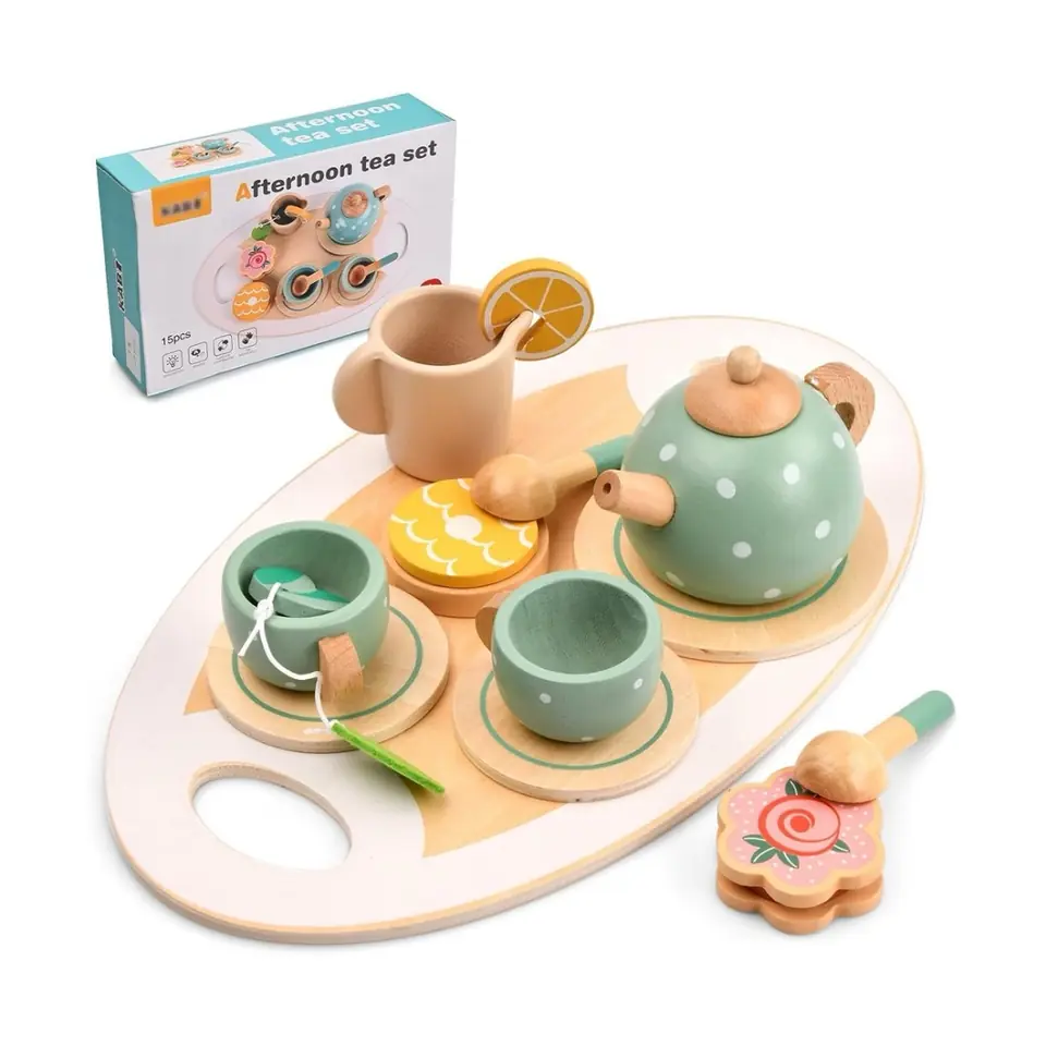 Juego de Té de madera
